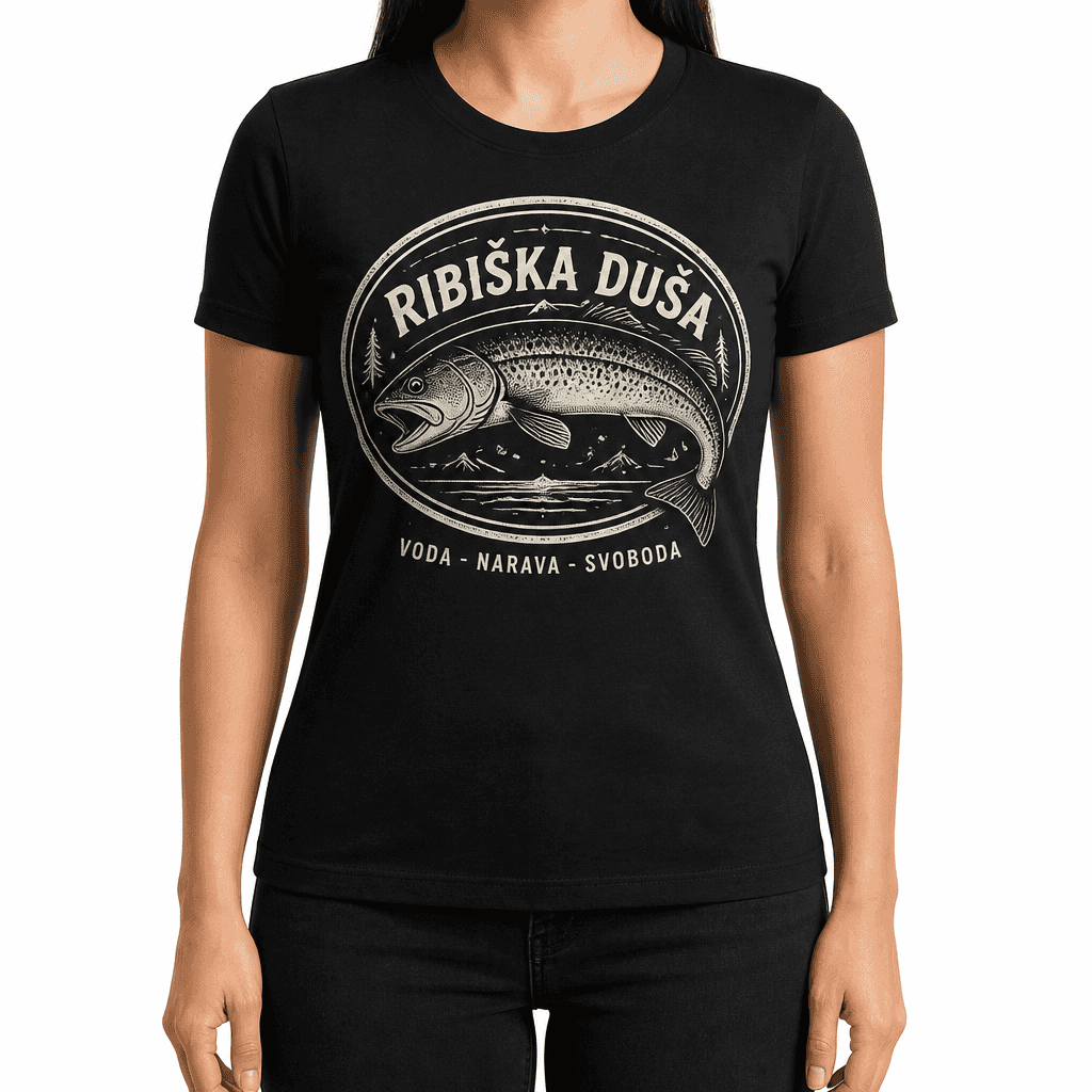 Majica za ribiča – RIBIŠKA DUŠA