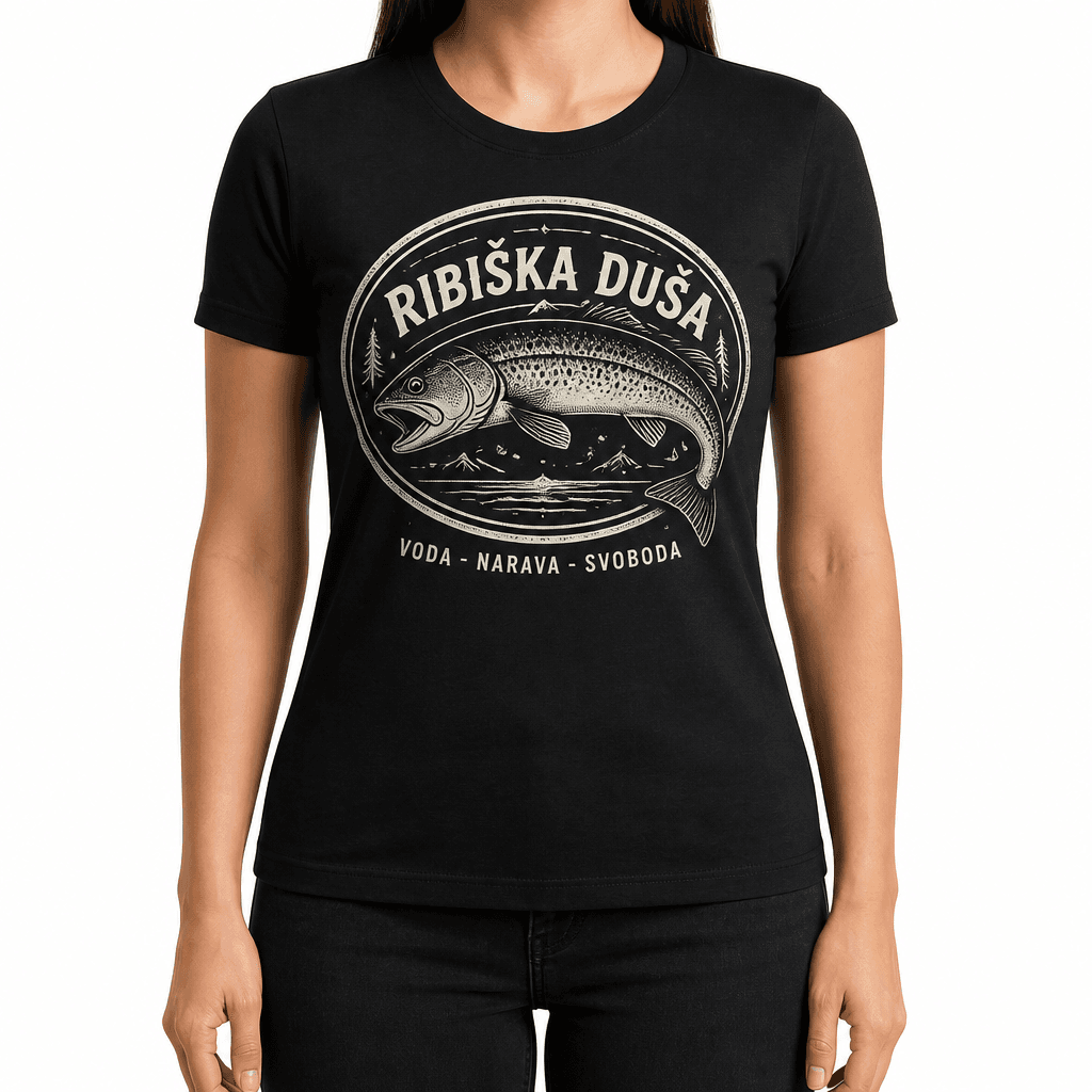 Majica za ribiča – RIBIŠKA DUŠA