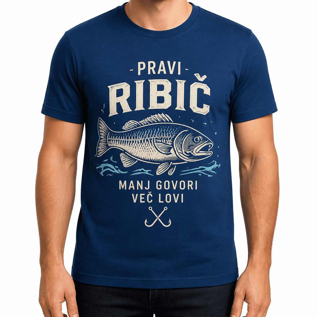 Majica za ribiča – PRAVI RIBIČ