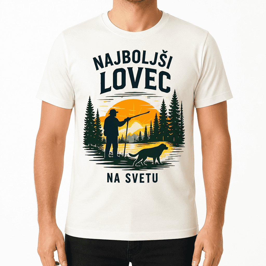 Majica za lovca – NAJBOLJŠI LOVEC NA SVETU