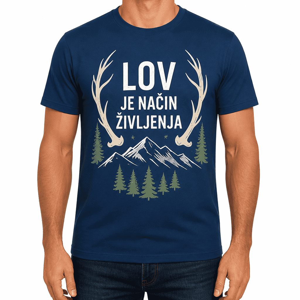 Majica za lovca – LOV JE NAČIN ŽIVLJENJA