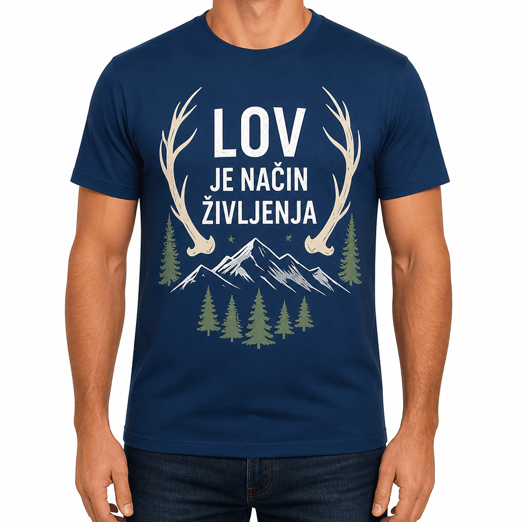 Majica za lovca – LOV JE NAČIN ŽIVLJENJA