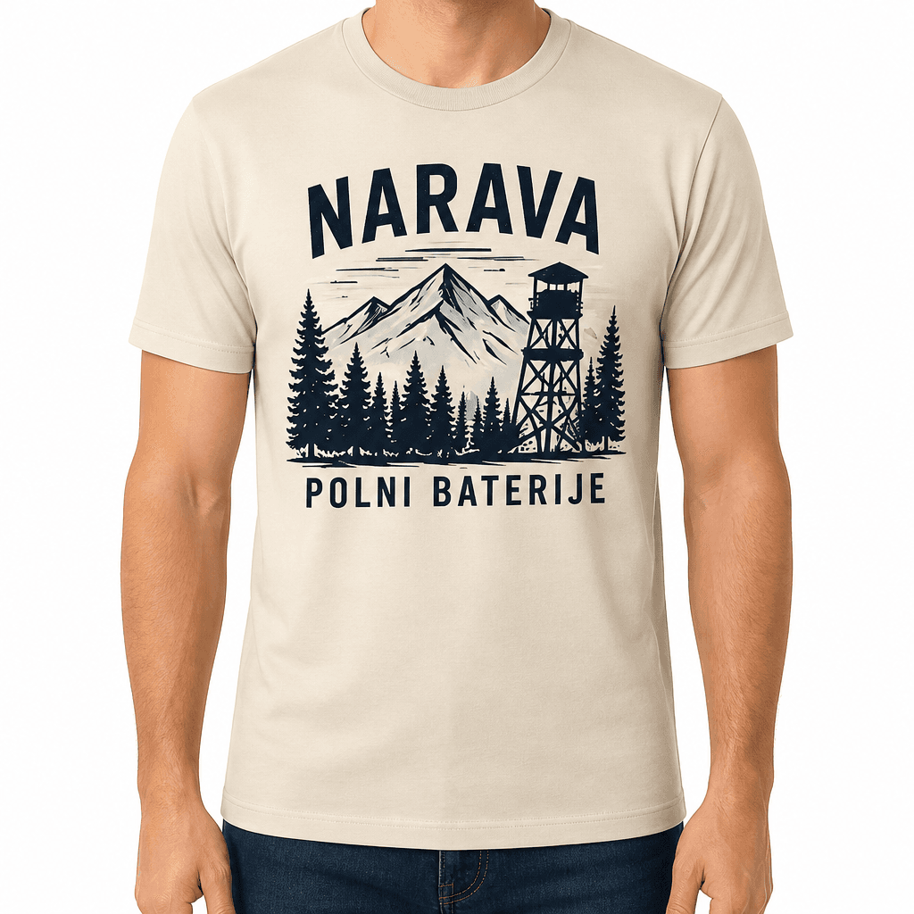 Majica za lovca – NARAVA POLNI BATERIJE