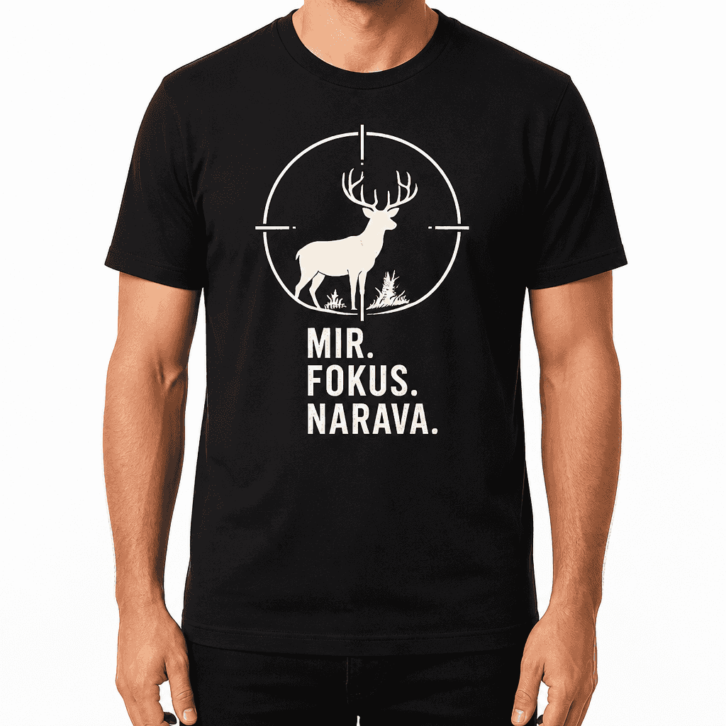 Majica za lovca – MIR. FOKUS. NARAVA.