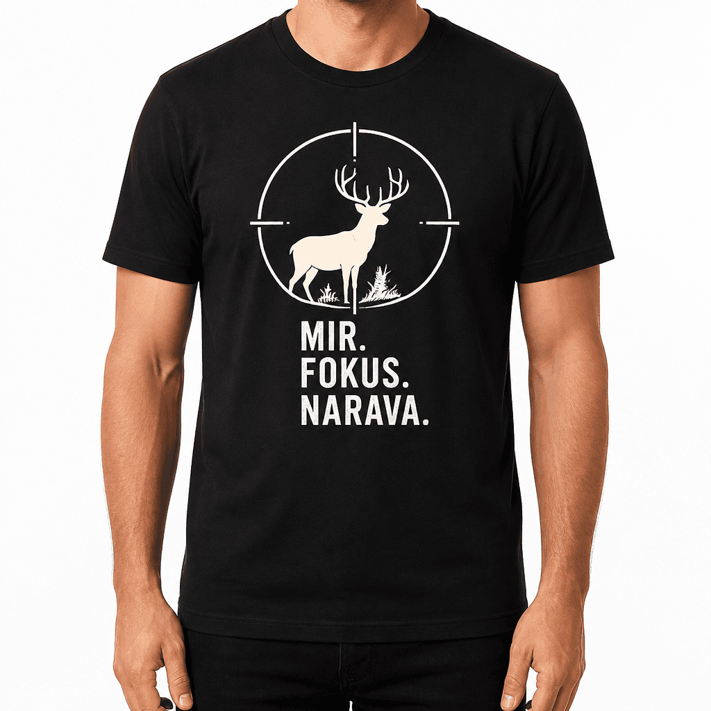 Majica za lovca – MIR. FOKUS. NARAVA.
