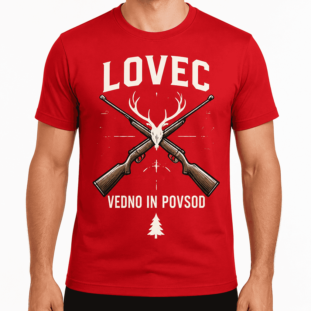 Majica za lovca – LOVEC VEDNO IN POVSOD