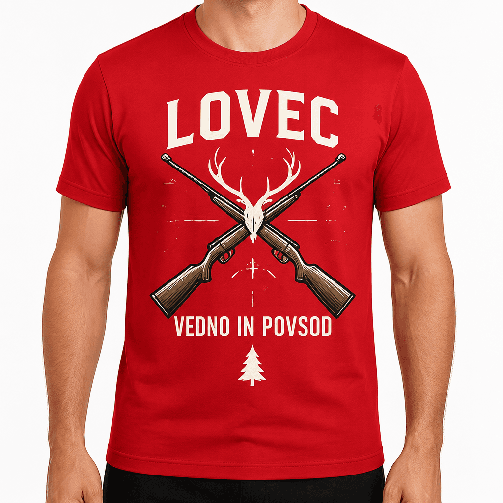 Majica za lovca – LOVEC VEDNO IN POVSOD