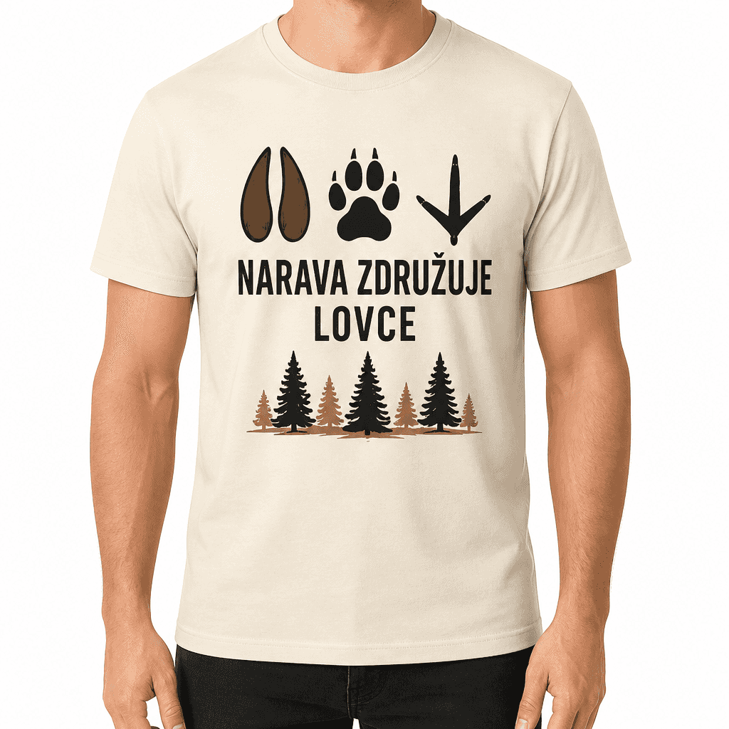 Majica za lovca – NARAVA ZDRUŽUJE LOVCE