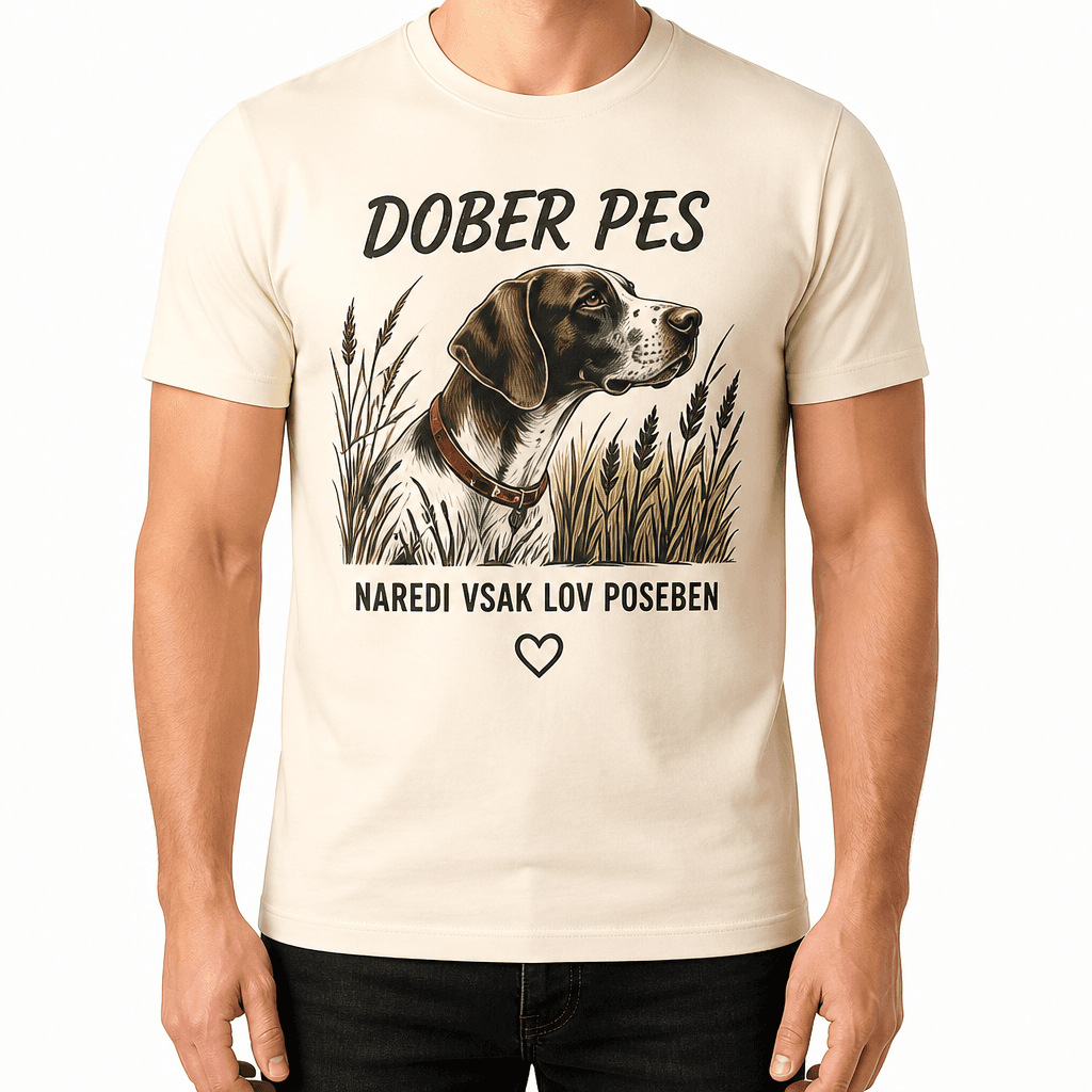 Majica za lovca – DOBER PES NAREDI VSAK LOV POSEBEN
