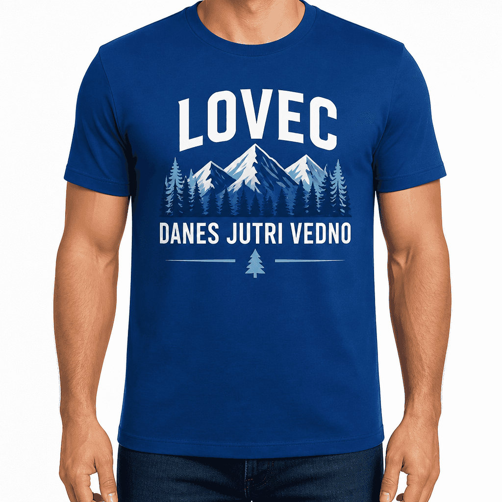 Majica za lovca – LOVEC DANES JUTRI VEDNO