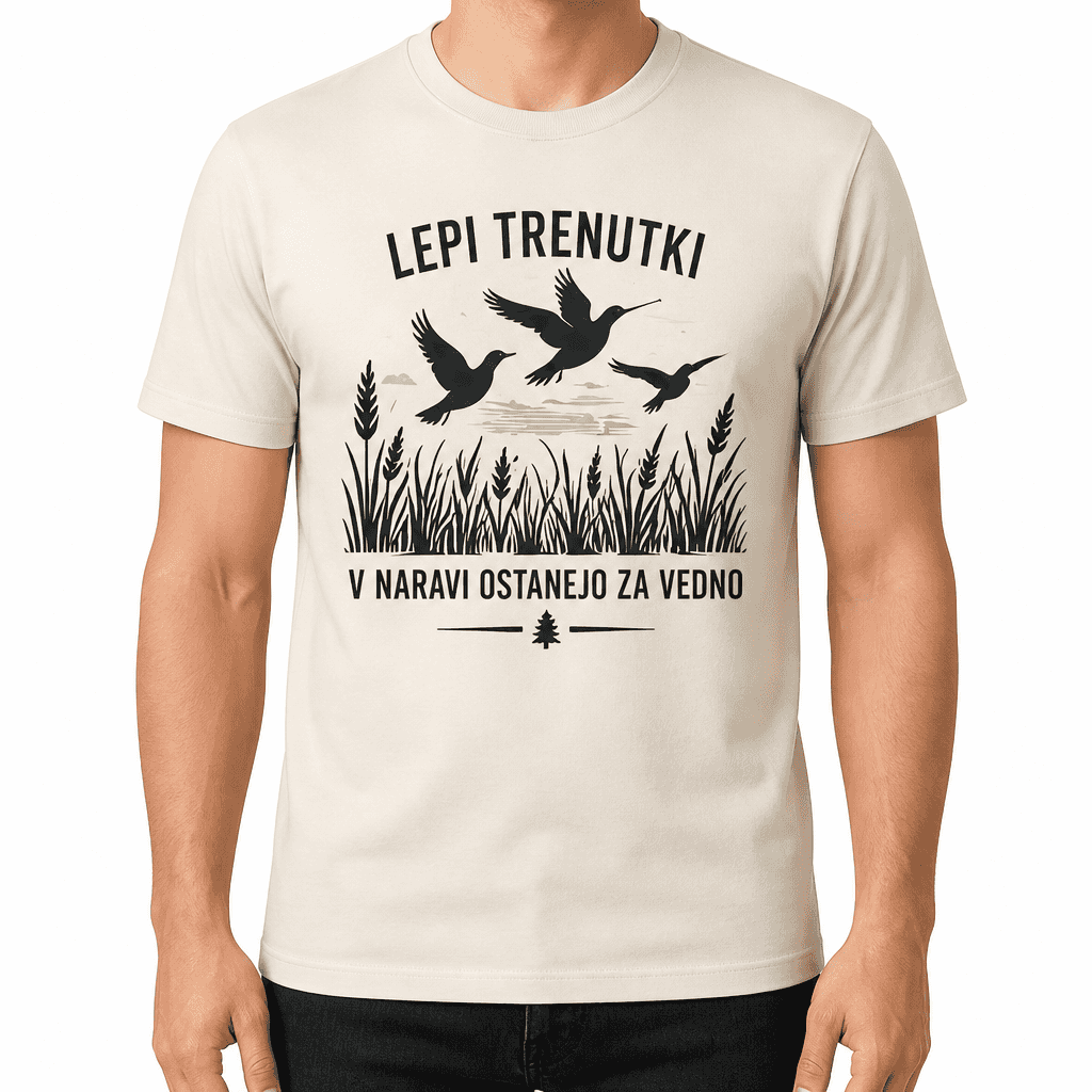 Majica za lovca – LEPI TRENUTKI V NARAVI OSTANEJO ZA VEDNO
