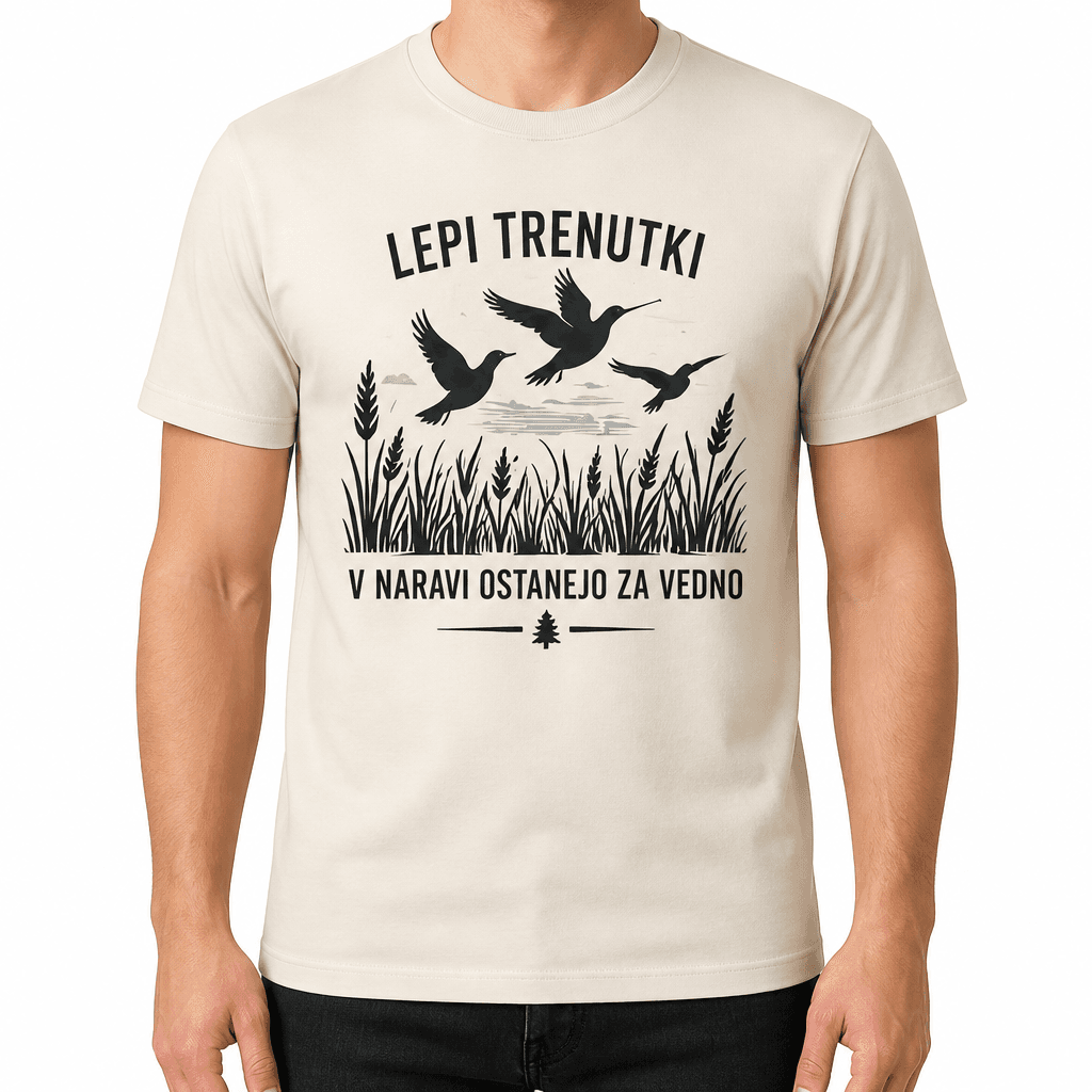 Majica za lovca – LEPI TRENUTKI V NARAVI OSTANEJO ZA VEDNO