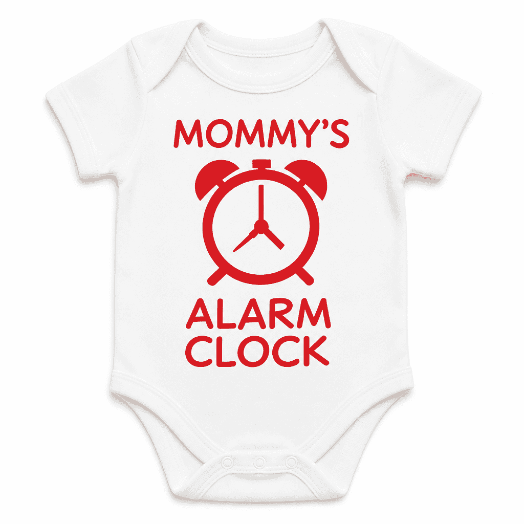 Otroški bodi mommy`s alarm clock