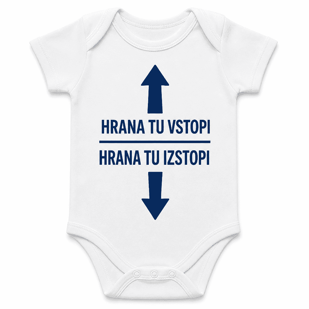 Otroški bodi hrana vstop izstop