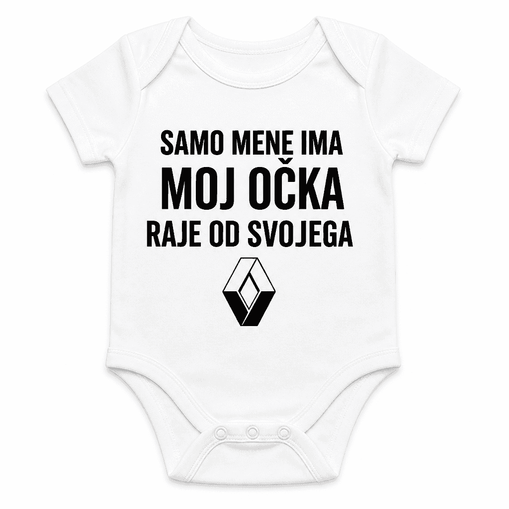 Otroški bodi: očka me ima rajši kot (znamka po želji)