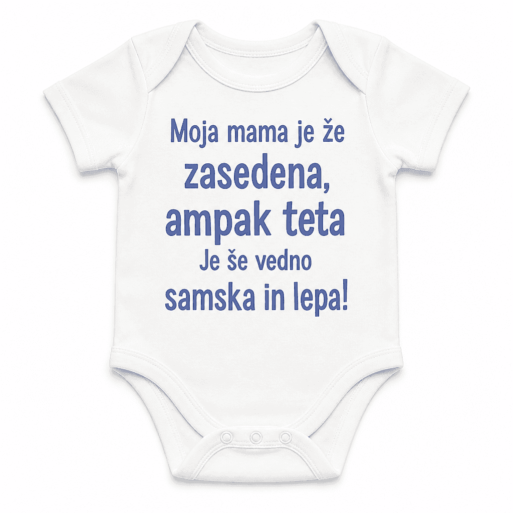 Otroški bodi teta je samska in lepa