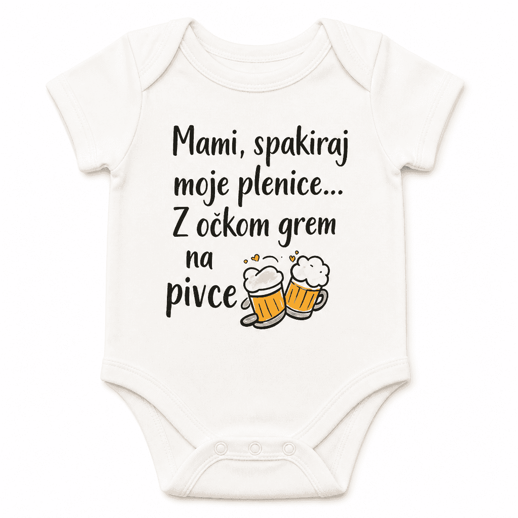 Otroški bodi mami spakiraj plenice