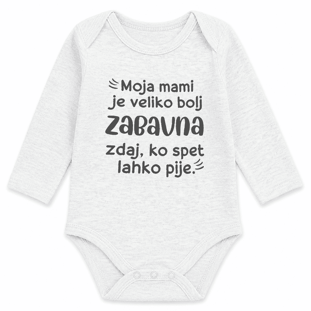 Otroški bodi zabavna mami