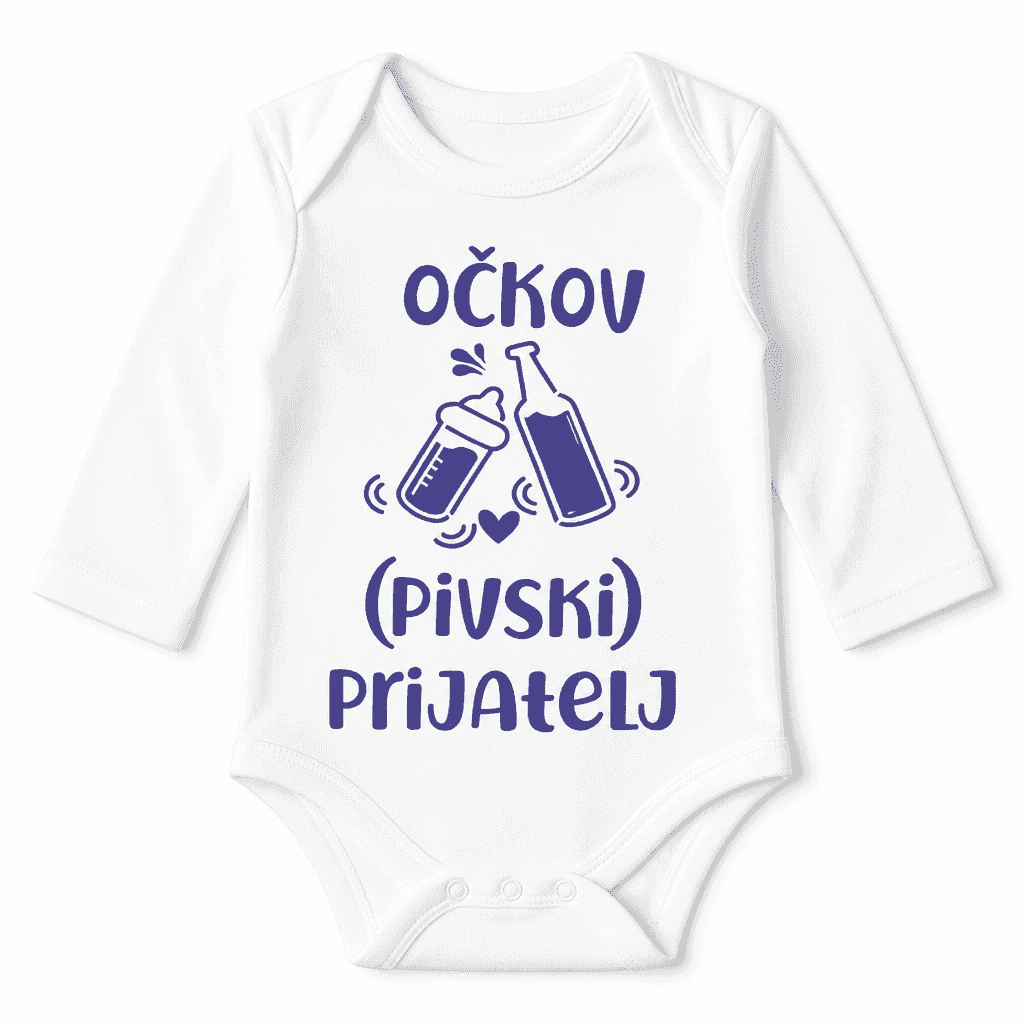 Otroški bodi očkov pivski prijatelj