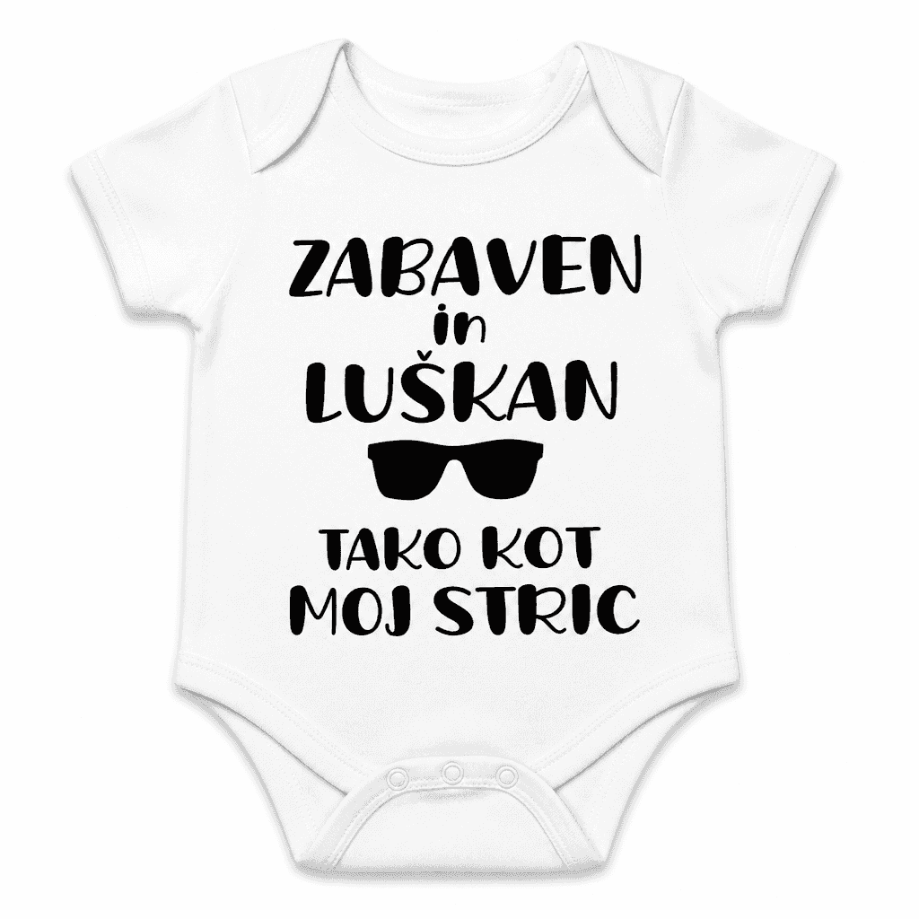 Otroški bodi zabaven in luškan kot stric