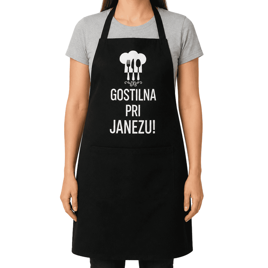 Smešni predpasnik gostilna ime (po želji)