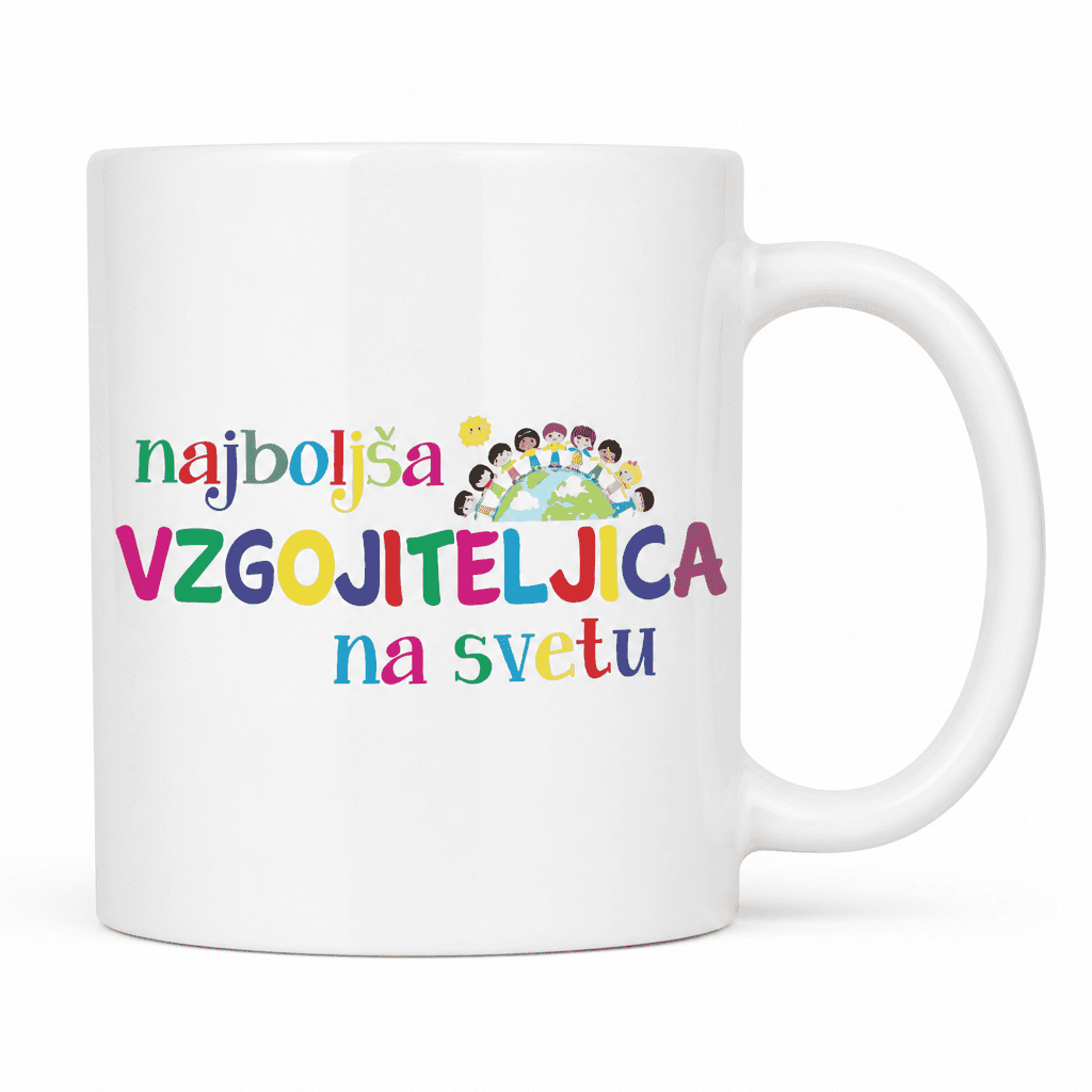 Skodelica najboljša vzgojiteljica na svetu