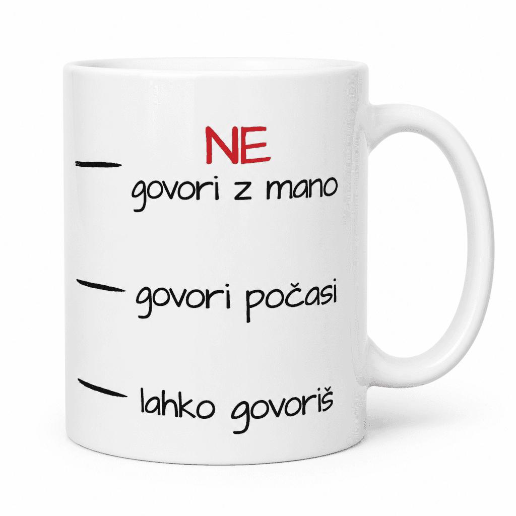 Skodelica ne govori