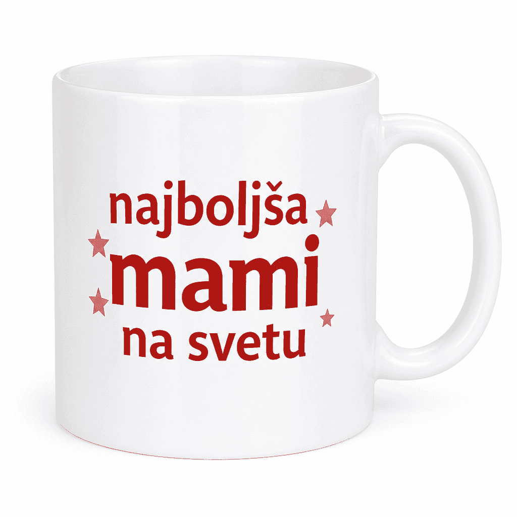 Skodelica za darilo najboljši/a (beseda po želji) na svetu
