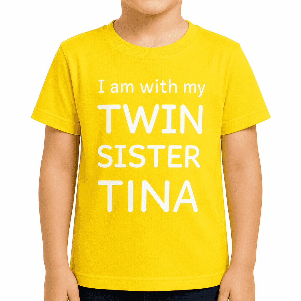 Majica I am with my twin sister Tina (ime po želji)