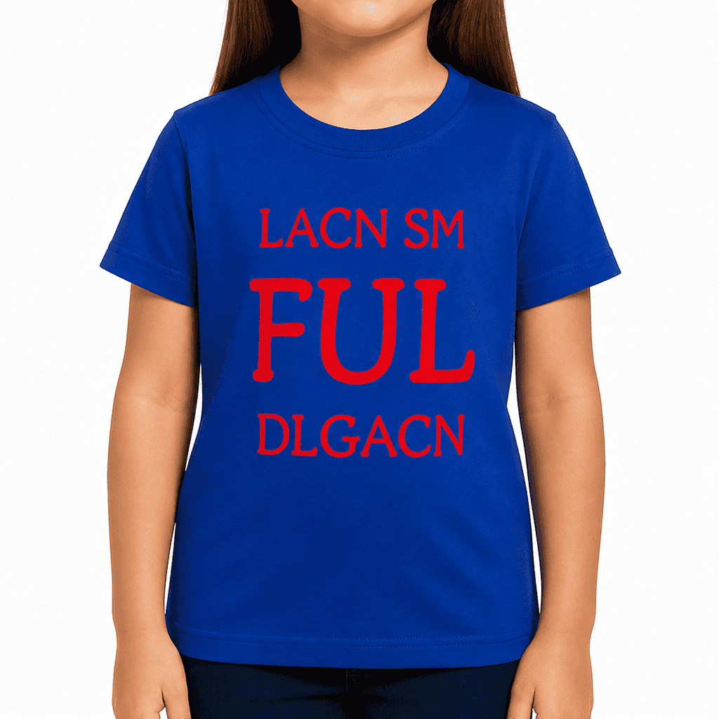 Smešna otroška majica LACN SM FUL DLGACN