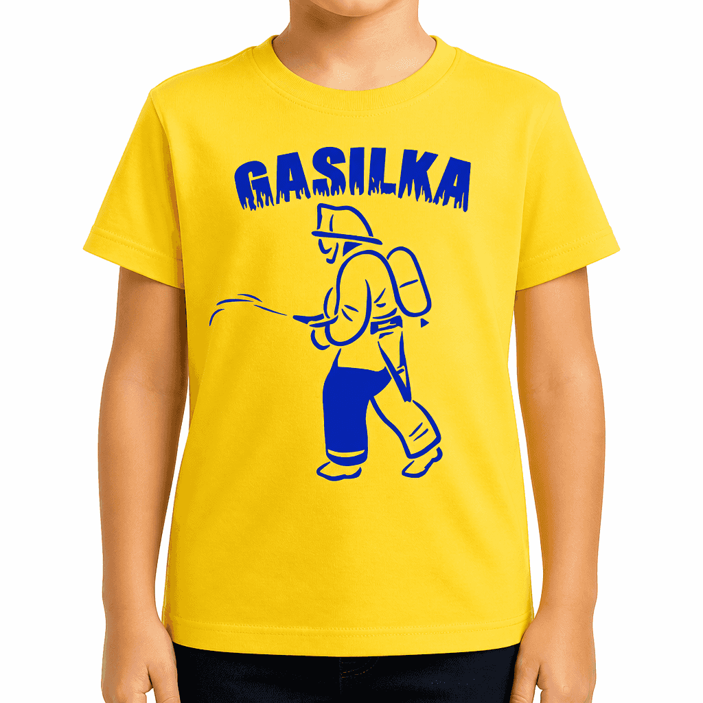 Smešna otroška majica GASILKA