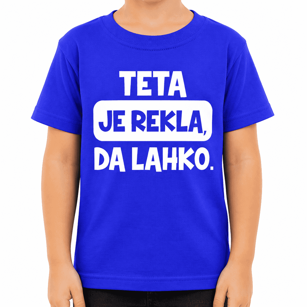 Smešna majica jaz lahko!