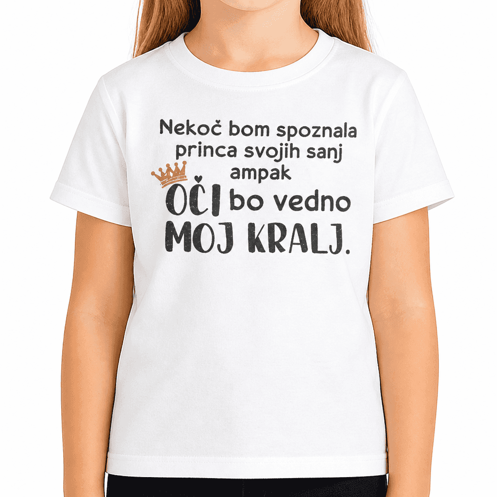 Smešna otroška majica princ mojih sanj