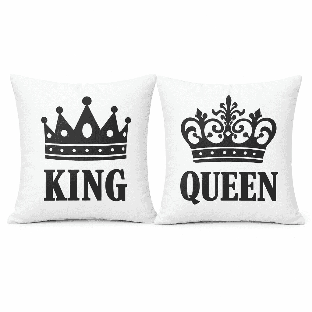 Zabavni blazini KING QUEEN (komplet)