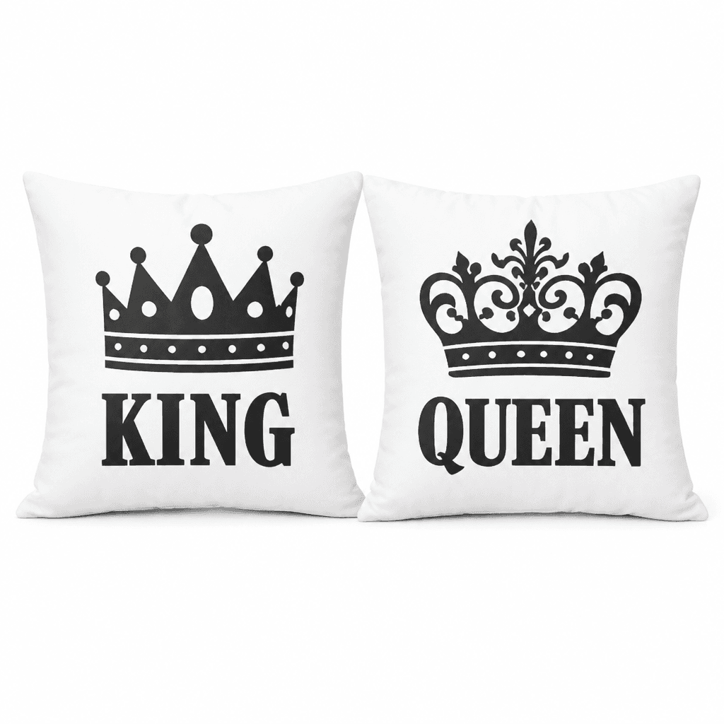 Zabavni blazini KING QUEEN (komplet)