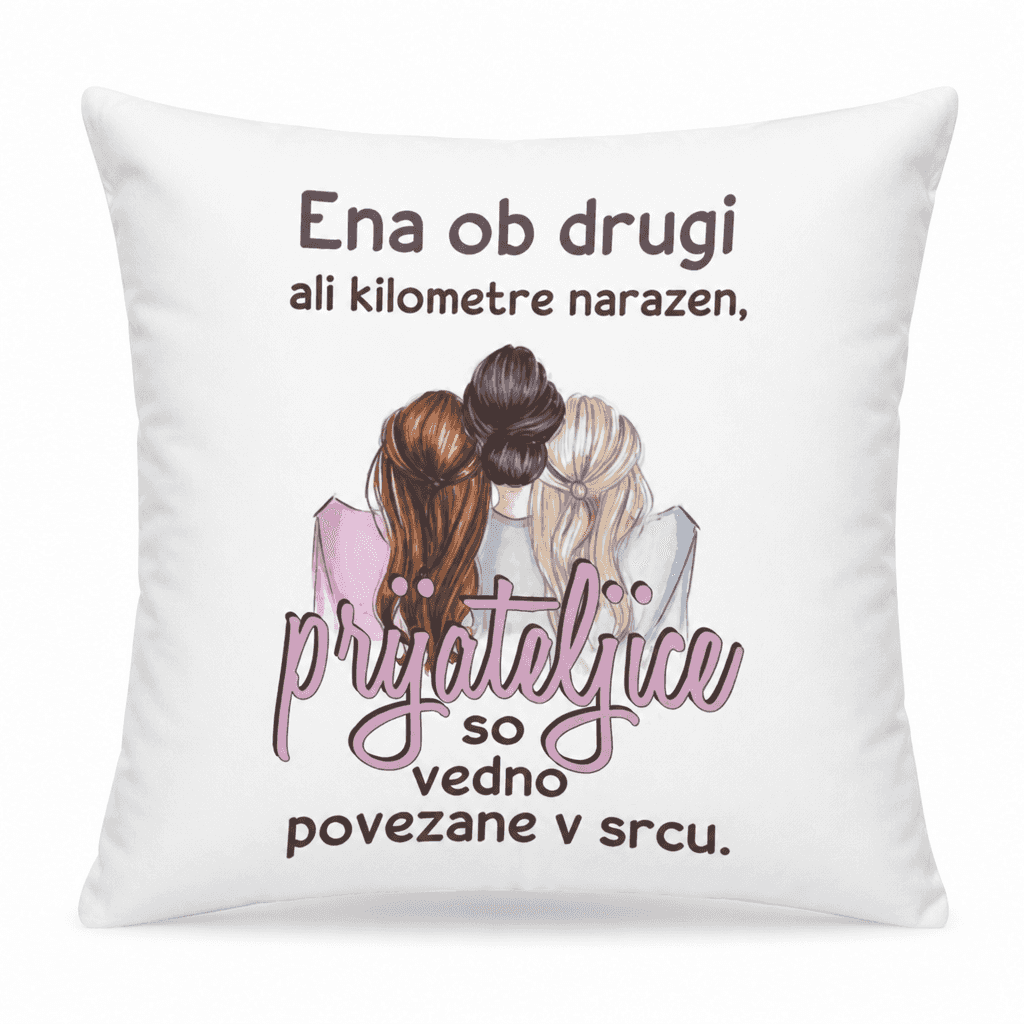 Blazina prijateljice povezane v srcu