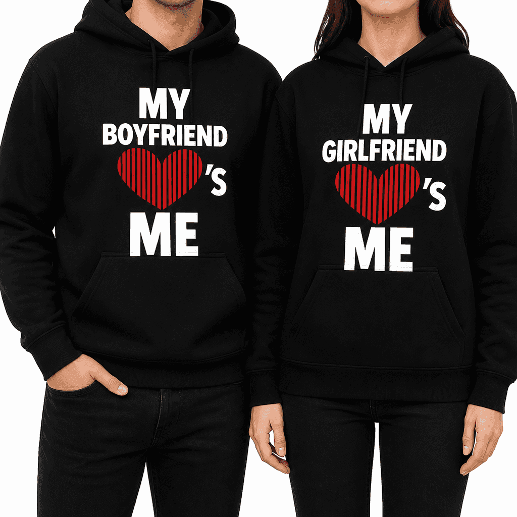 Pulover (komplet) My boyfriend girlfriend loves me