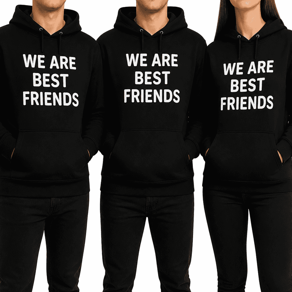 (komplet) treh puloverjev WE ARE BEST FRIENDS