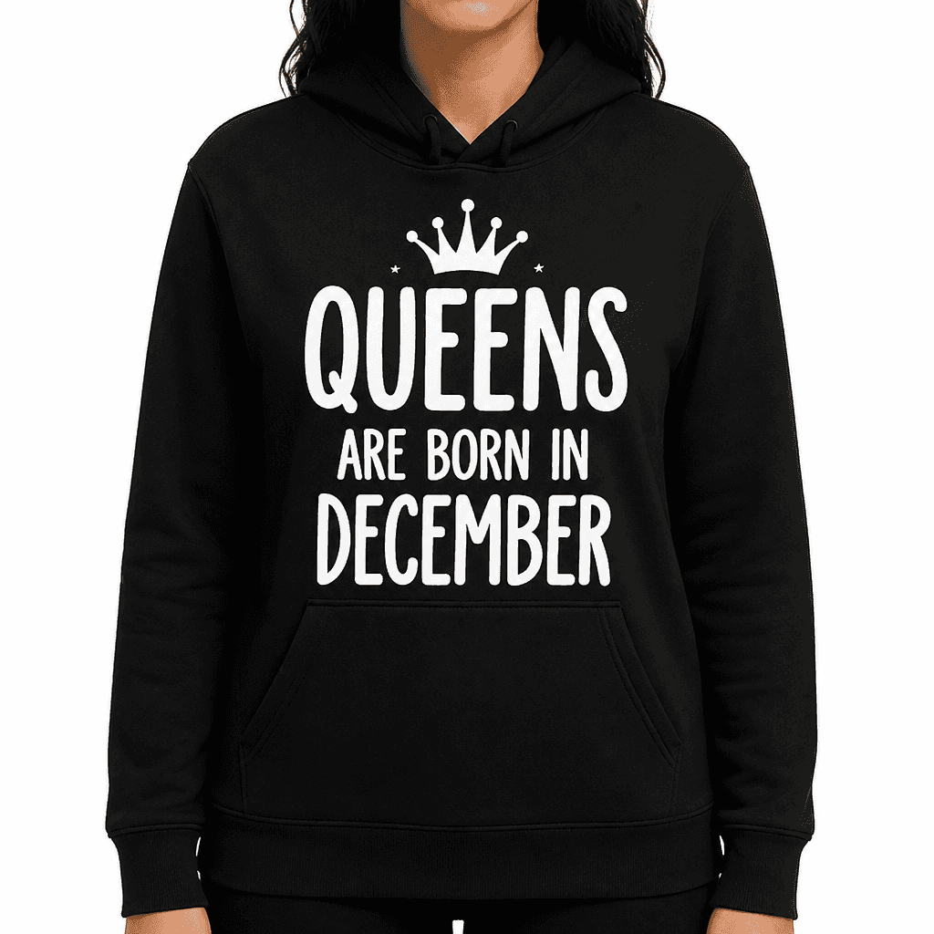 Pulover QUEENS ARE BORN IN DECEMBER