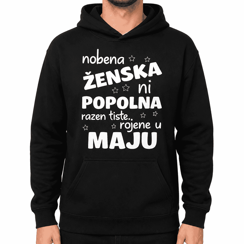 Zabavni pulover nobena ženska (mesec po želji)