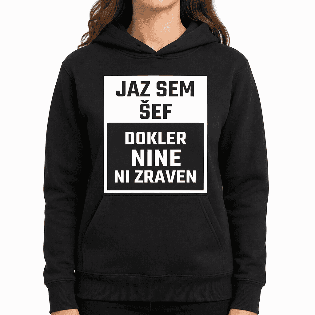 Zabavni pulover: Jaz sem šef!