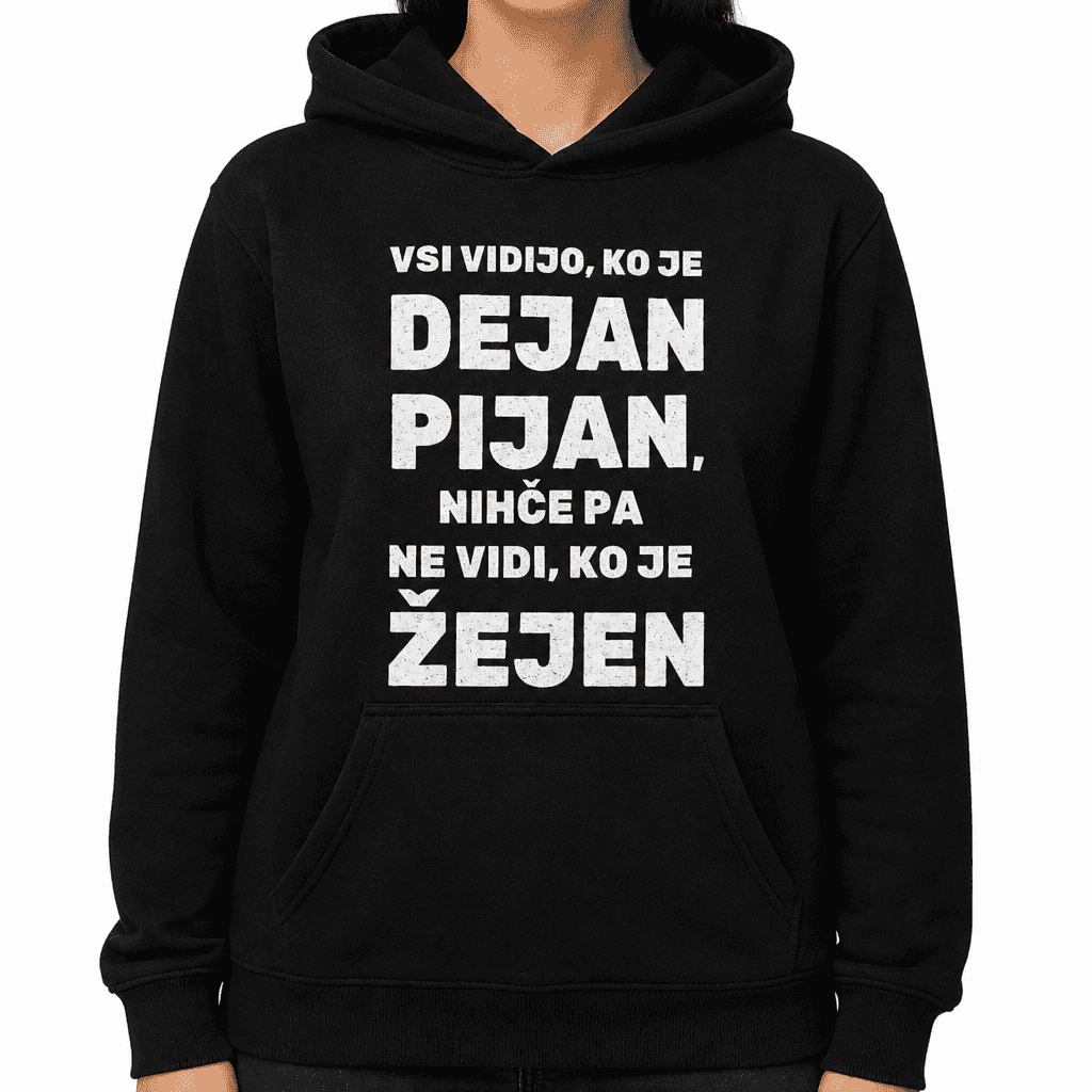 Zabavni pulover žejen