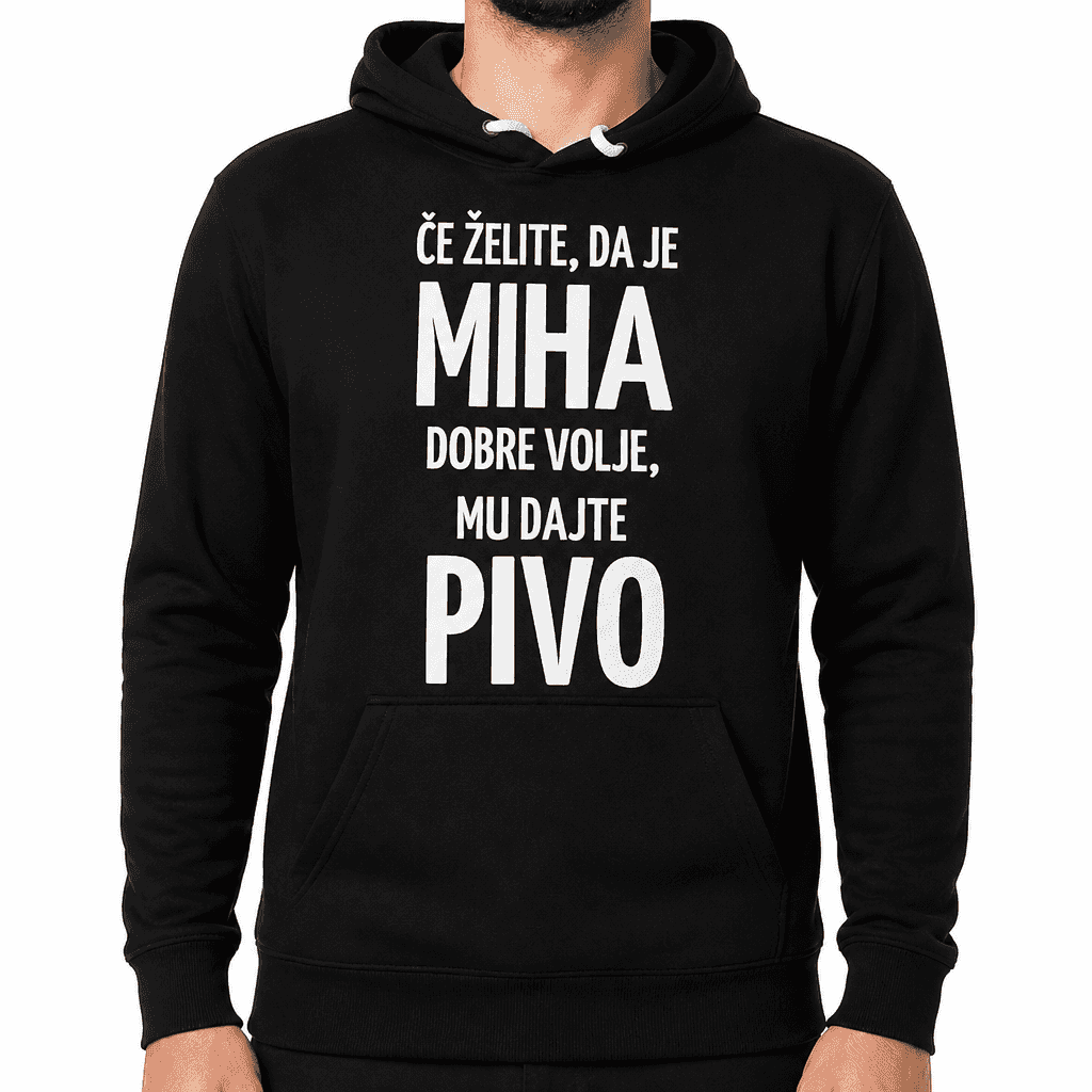 Zabavni pulover dajte mu pivo (ime po želji)