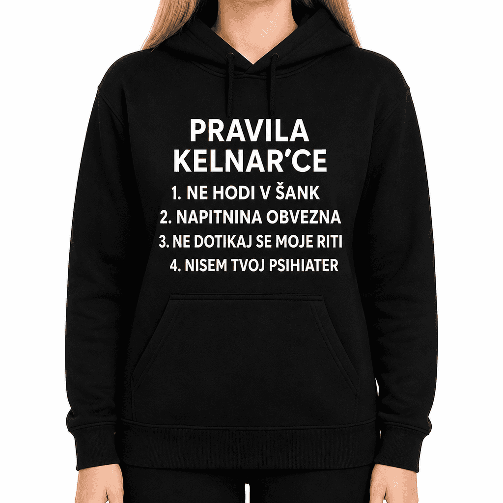 Zabavni pulover pravila kelnarce