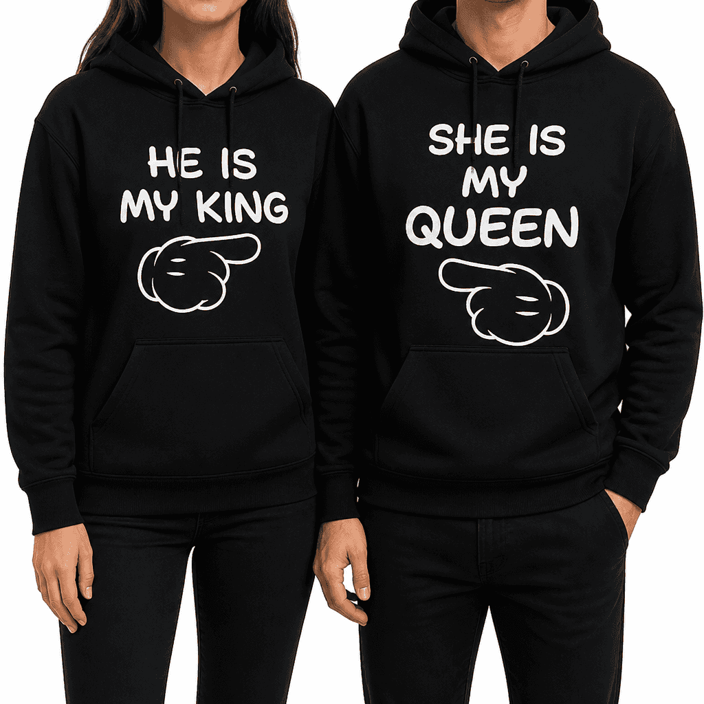 Pulover (komplet) My King and Queen