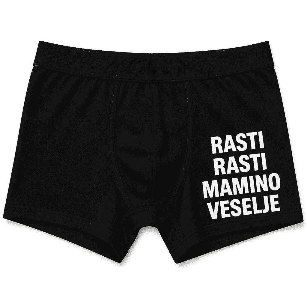 Moške boxer hlače RASTI RASTI MAMINO VESELJE
