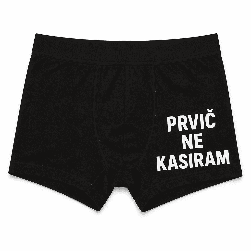 Moške boxer hlače prvič ne kasiram