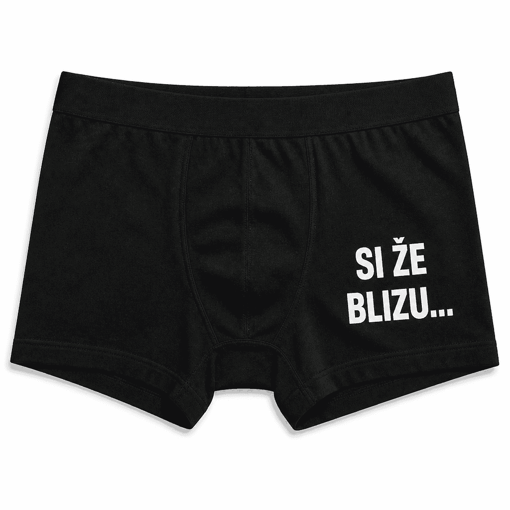 Moške boxer hlače SI ŽE BLIZU...
