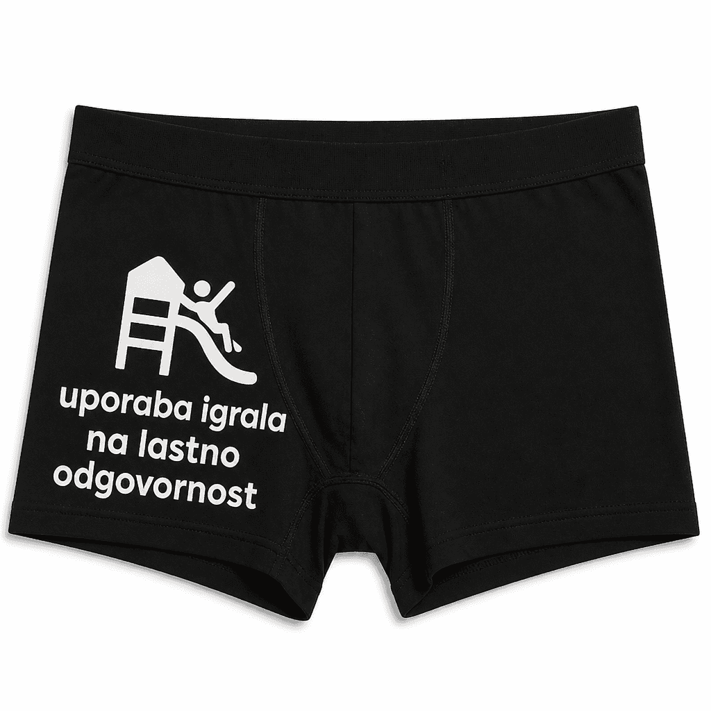 Moške boxer hlače – uporaba igrala na lastno odgovornost
