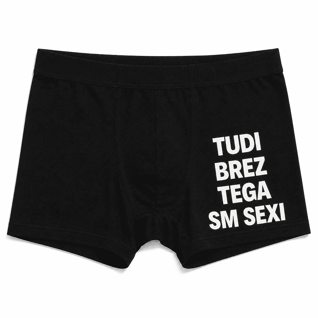 Moške boxer hlače tudi brez tega sm sexi